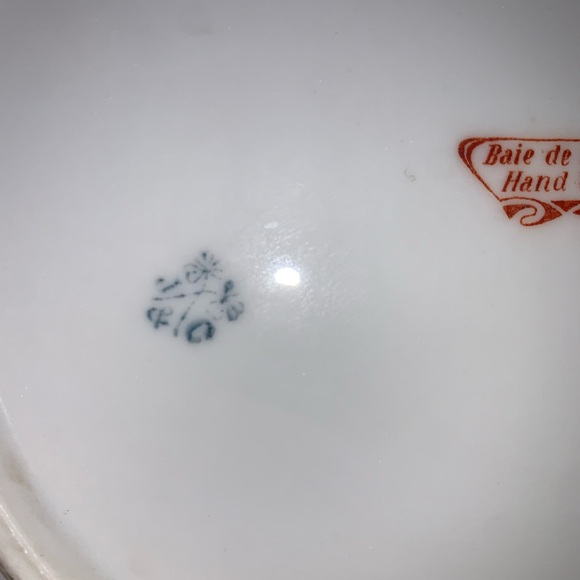 Antique J&C Bavaria Hand Painted Porcelain Plate 9.5” - Picture 6 of 7